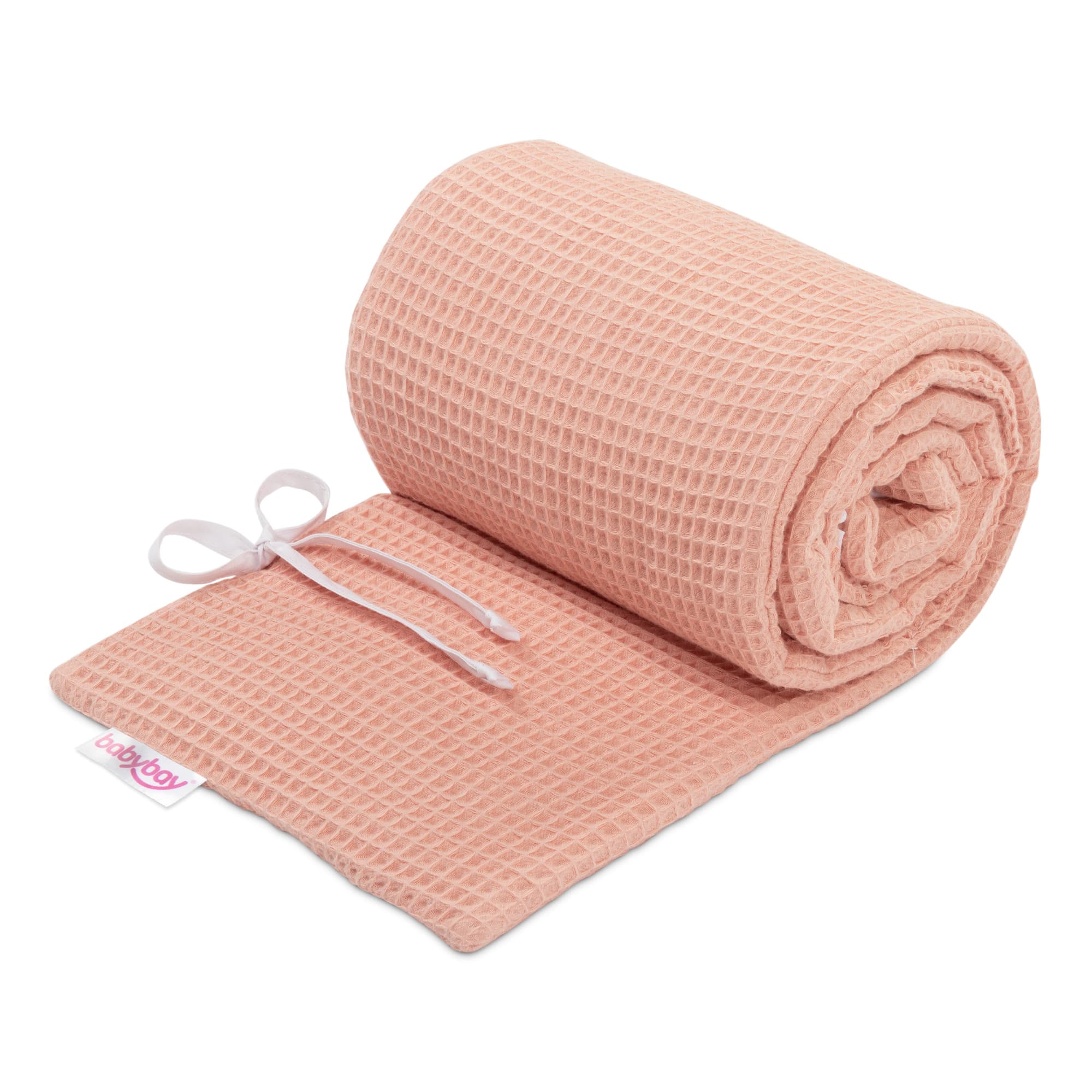 Nido Piqué gofre albaricoque rosa (Boxspring XXL)