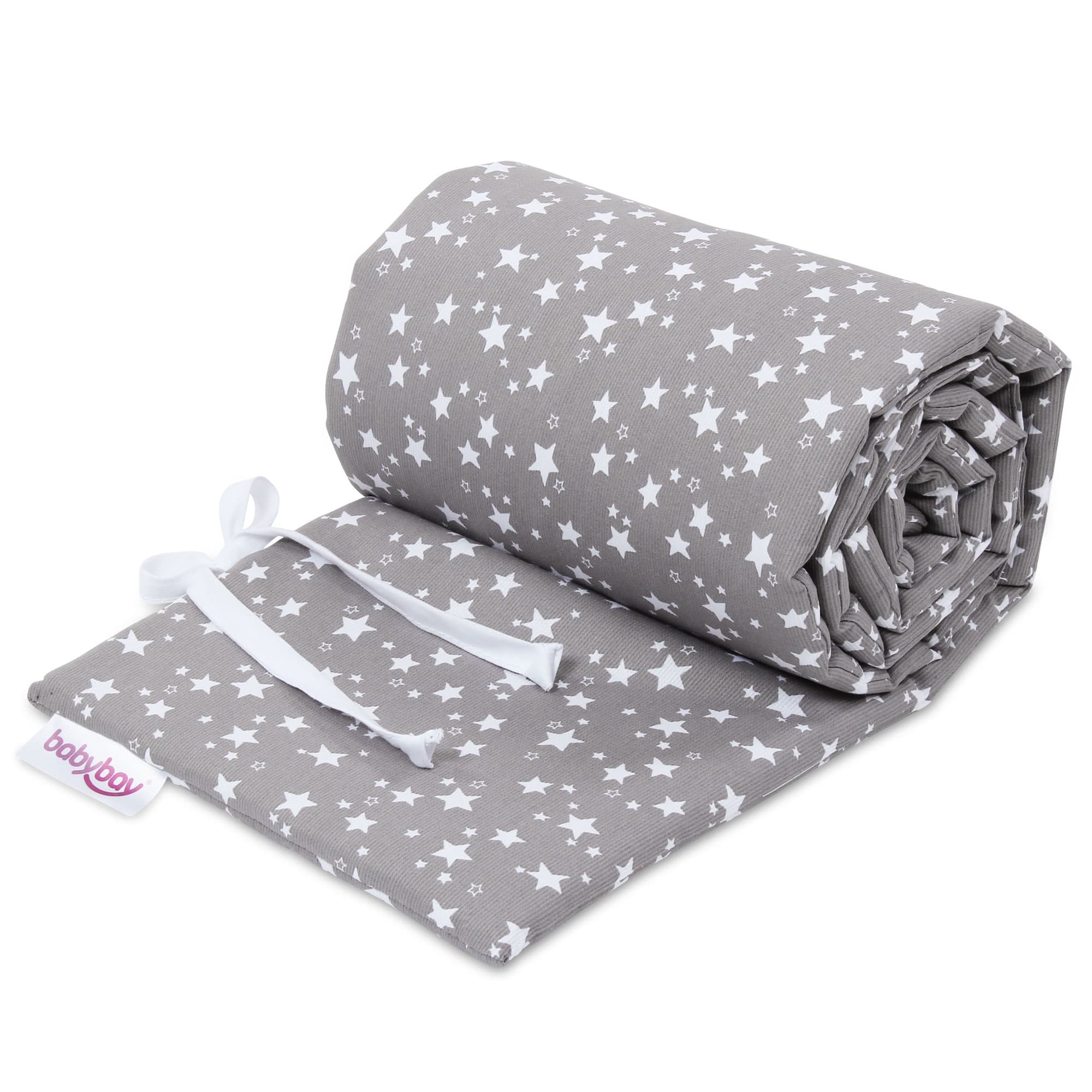 Nido Piqué topo estrellas blanco (Boxspring XXL)