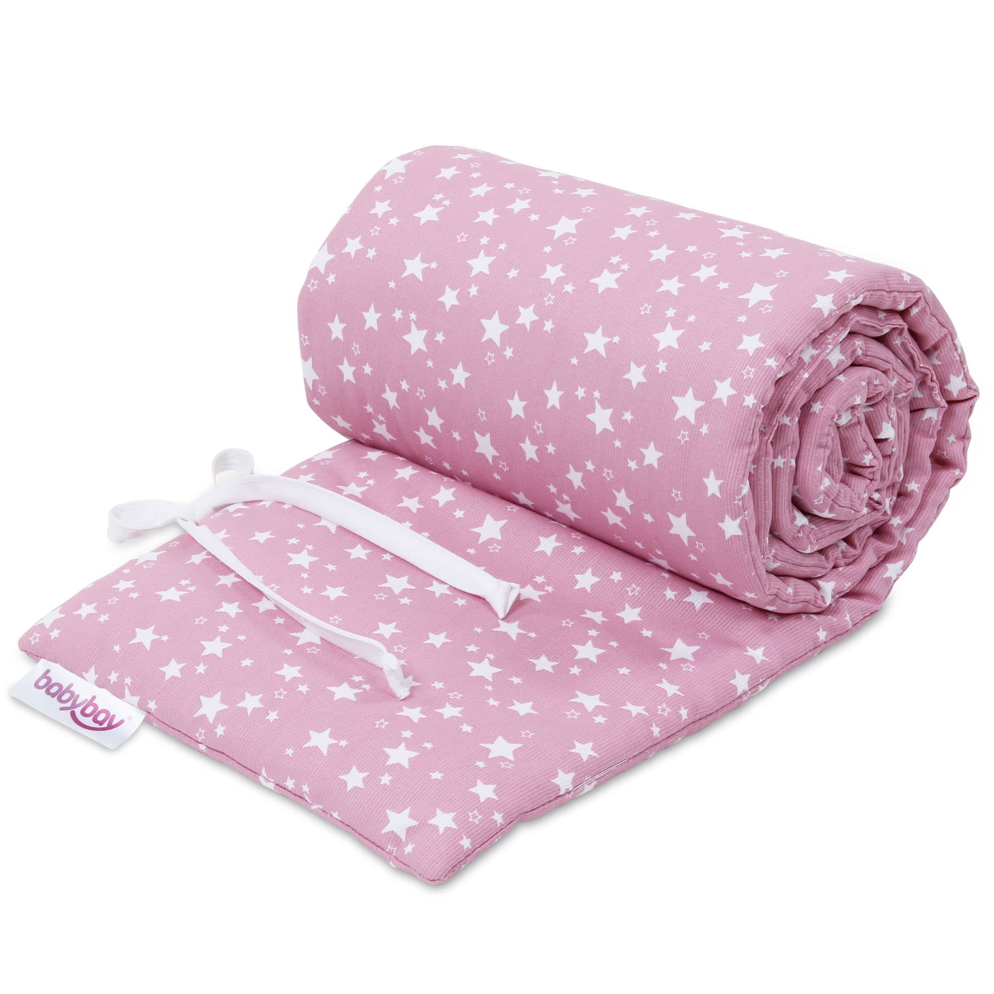 Nido Piqué baya estrellas blanco (Boxspring XXL)