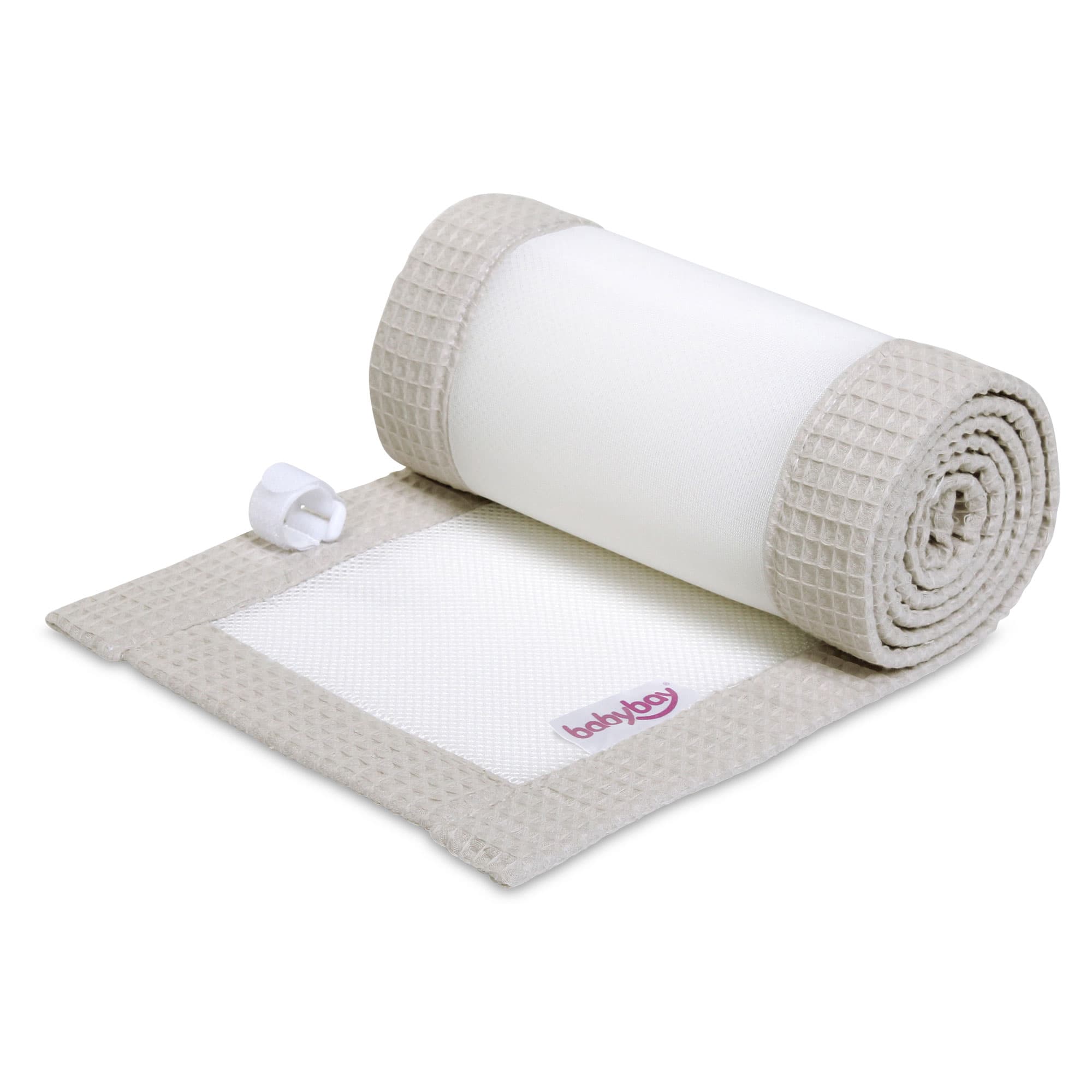 Nido Piqué gofre 3D Mesh gris claro (Boxspring XXL)