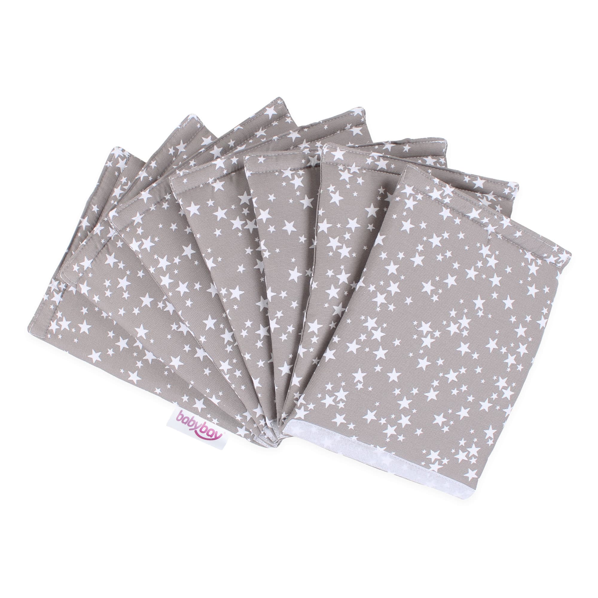 Nido Piqué Ultrafresh topo estrellas blanco (Midi, Maxi y Boxspring)