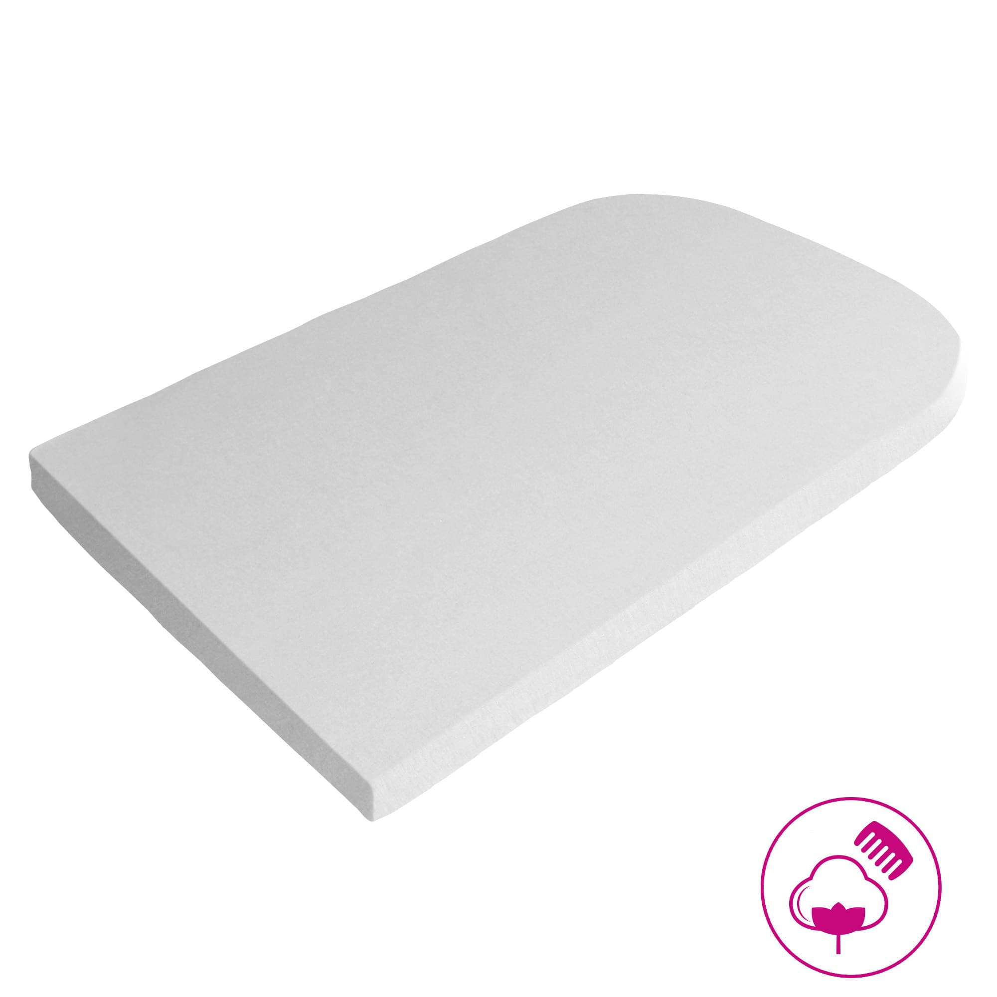 Sábanas bajeras Jersey para colchones del kit de conversión, gris suave