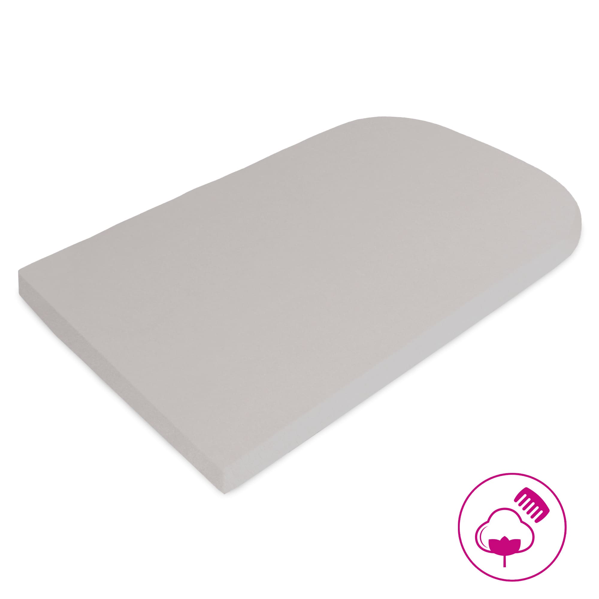 Sábanas bajeras Jersey para colchones del kit de conversión, beige