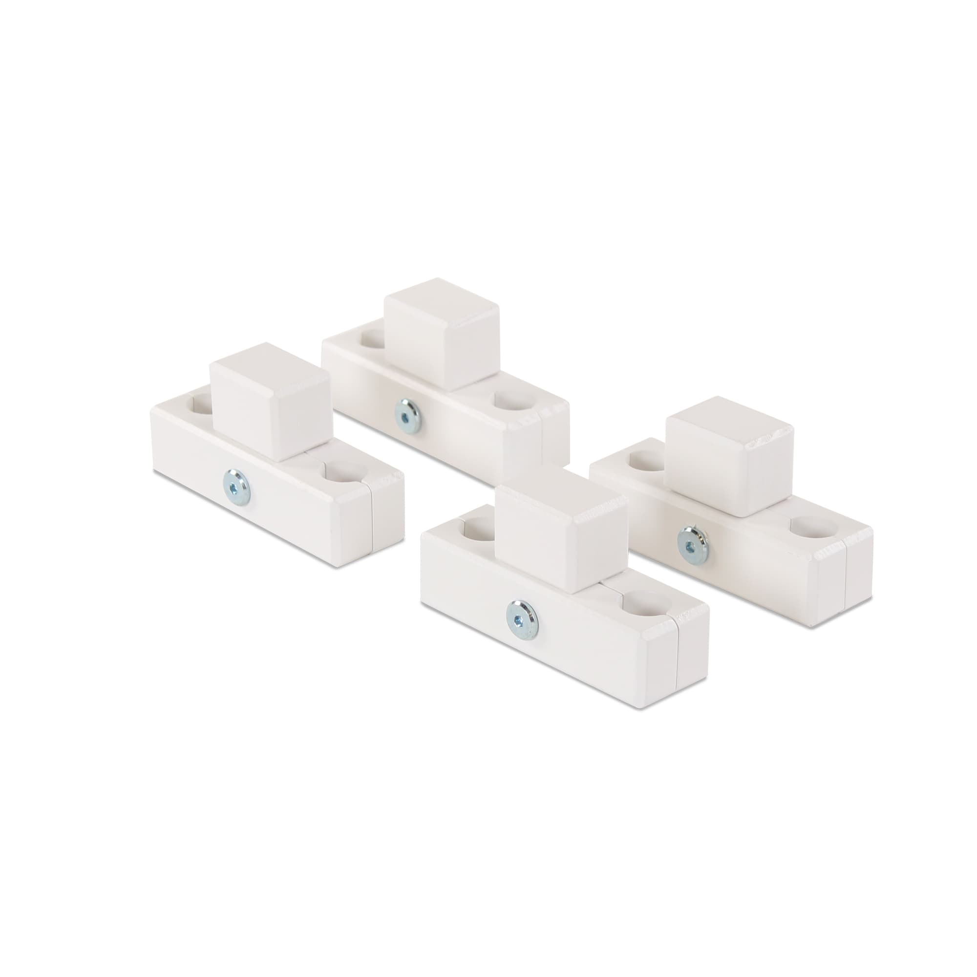 Fijación Conectores para parque infantil (Original, Midi, Maxi y Boxspring), blanco lacado