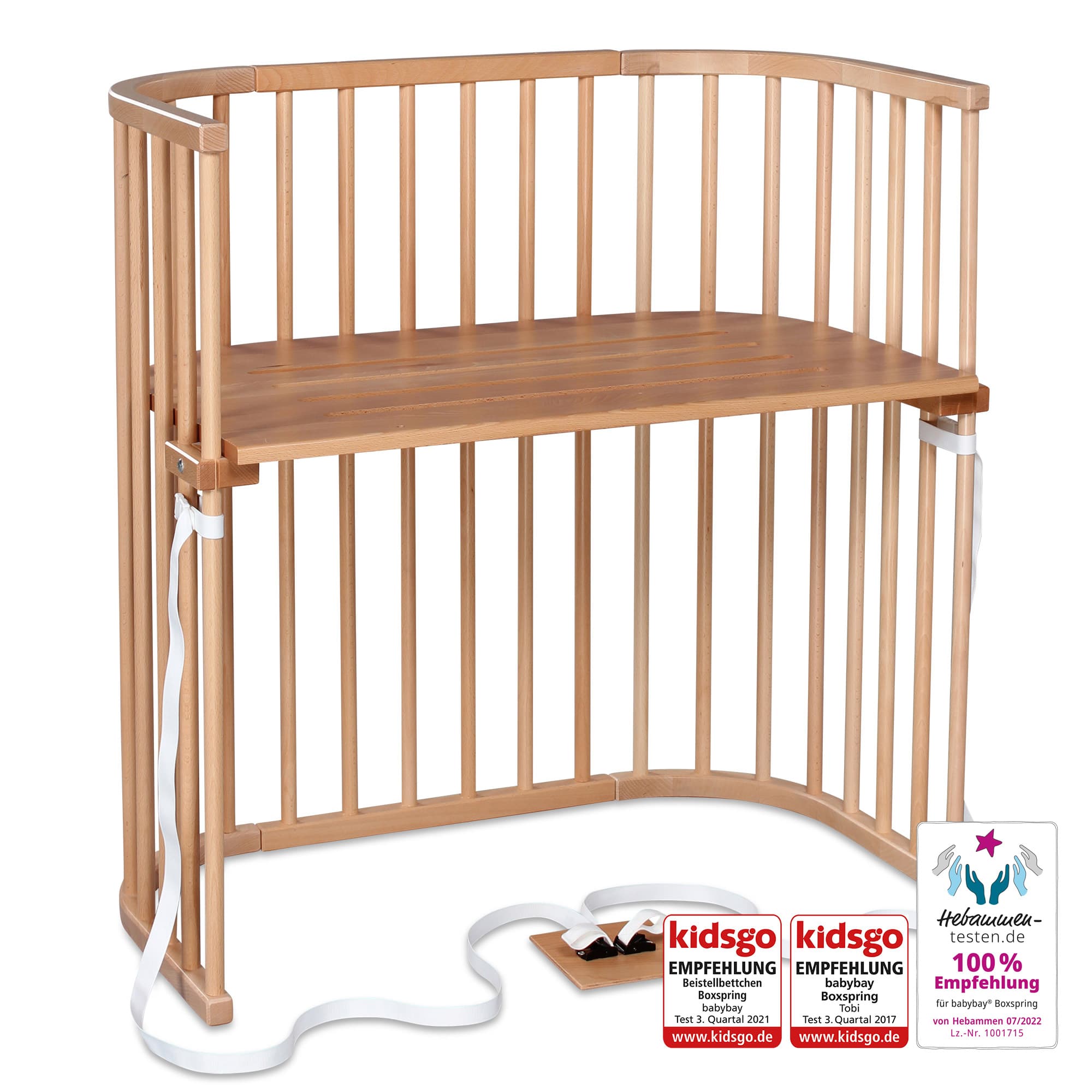 Boxspring (para camas boxspring), natural lacado en acabado natural lacado
