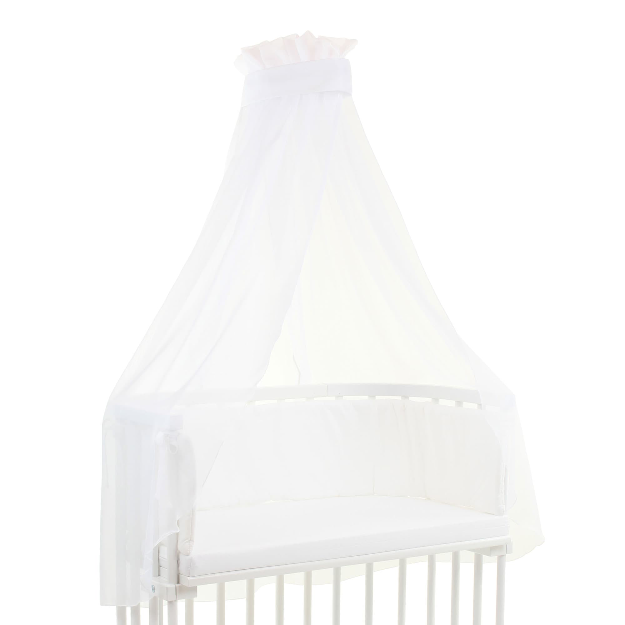 Dosel Piqué con cinta blanco
