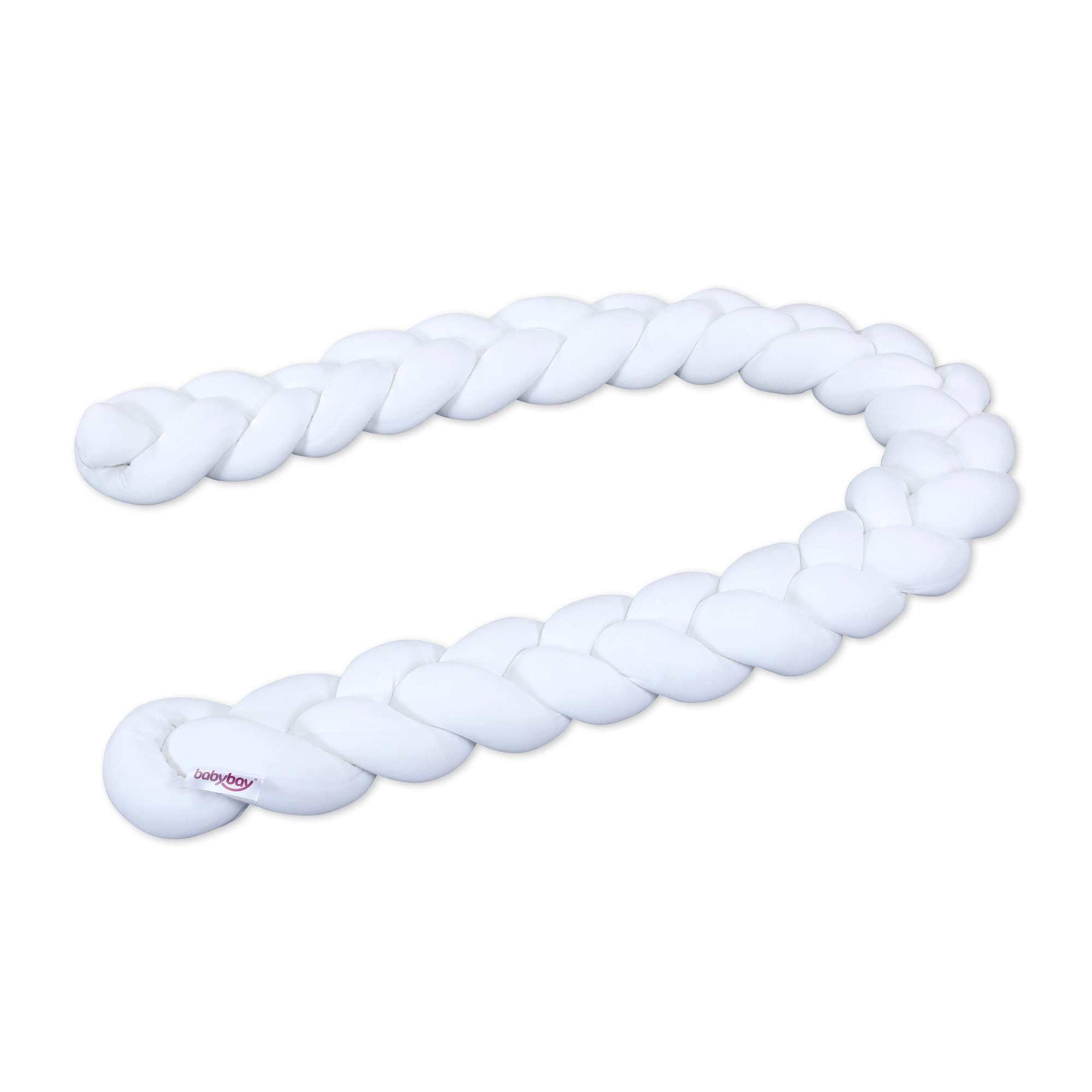 Serpiente de nido trenzado blanco 200cm