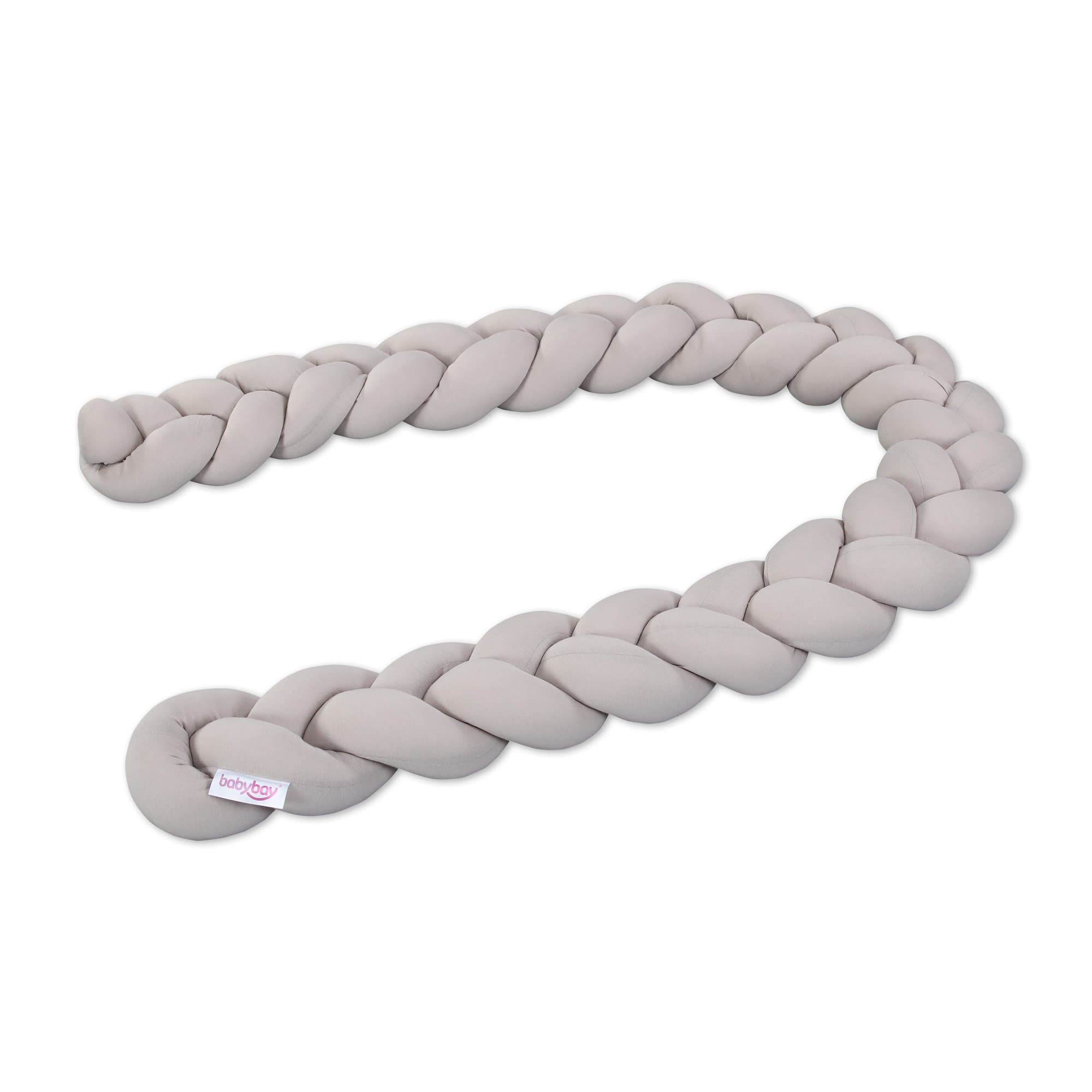 Serpiente de nido trenzado beige 280 cm