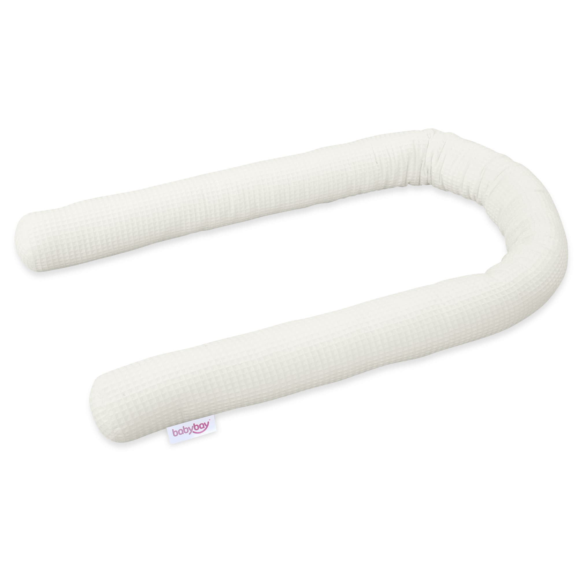 Serpiente de nido Piqué gofre marfil 180 cm