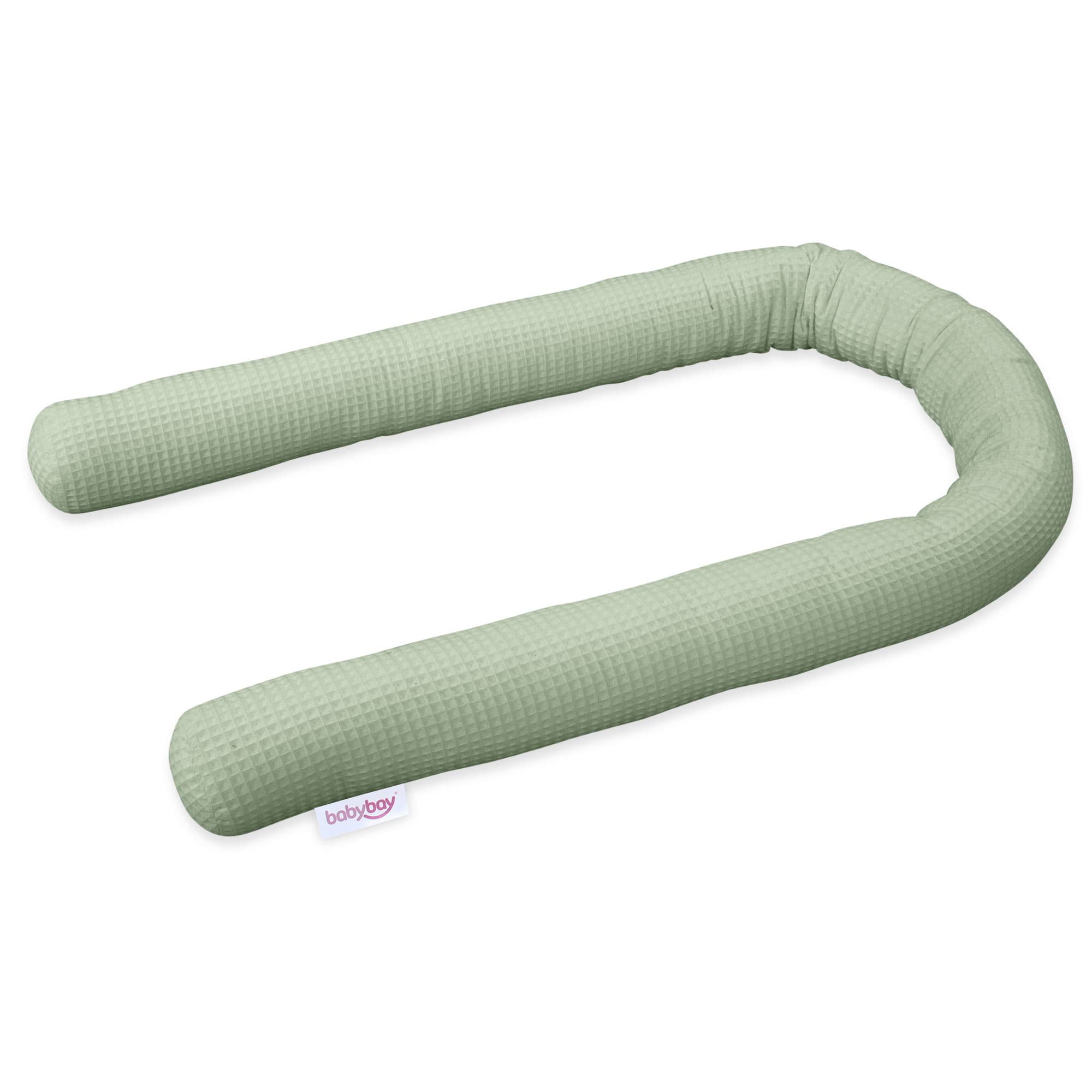 Serpiente de nido Piqué gofre verde jade 180 cm