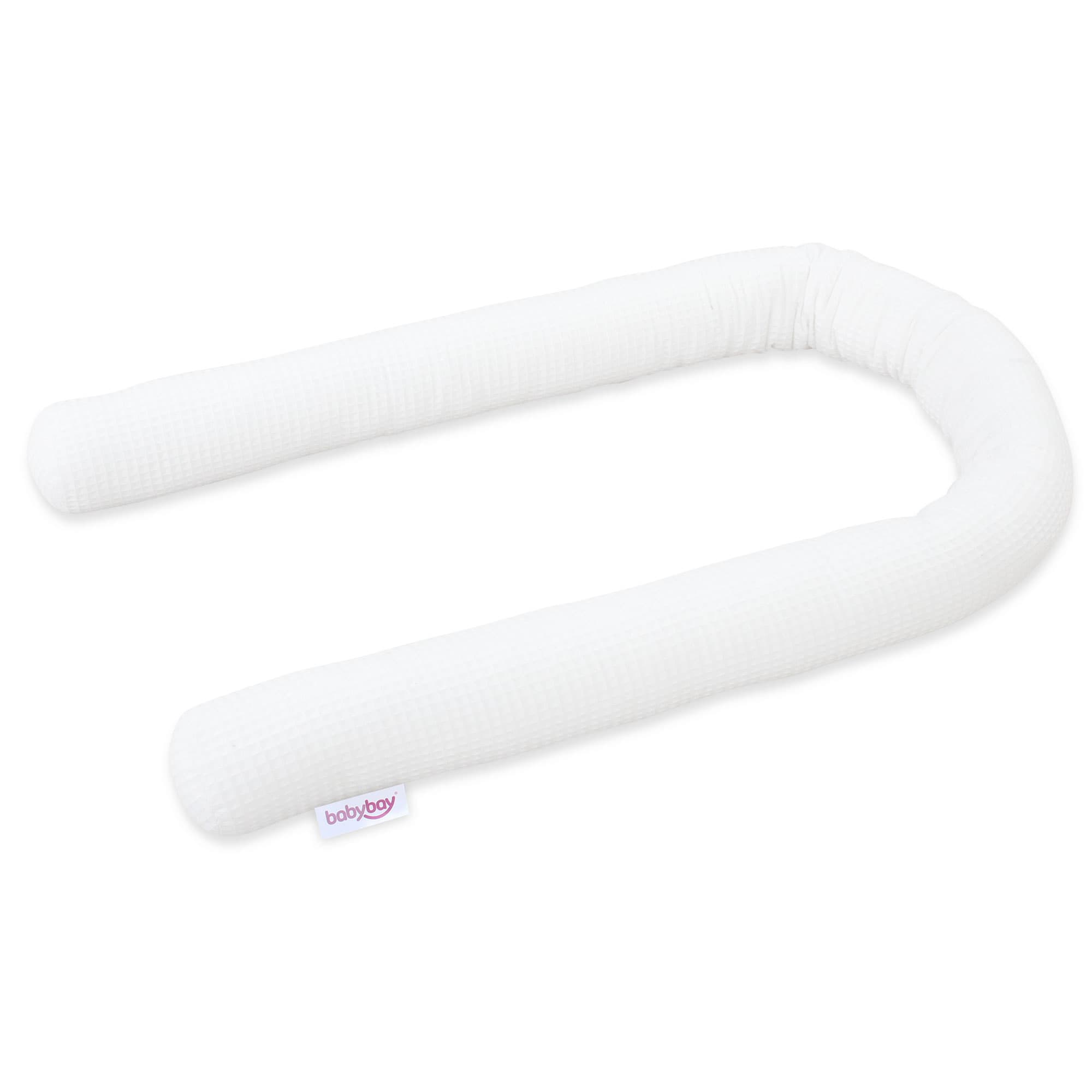 Serpiente de nido Piqué gofre blanco 180 cm