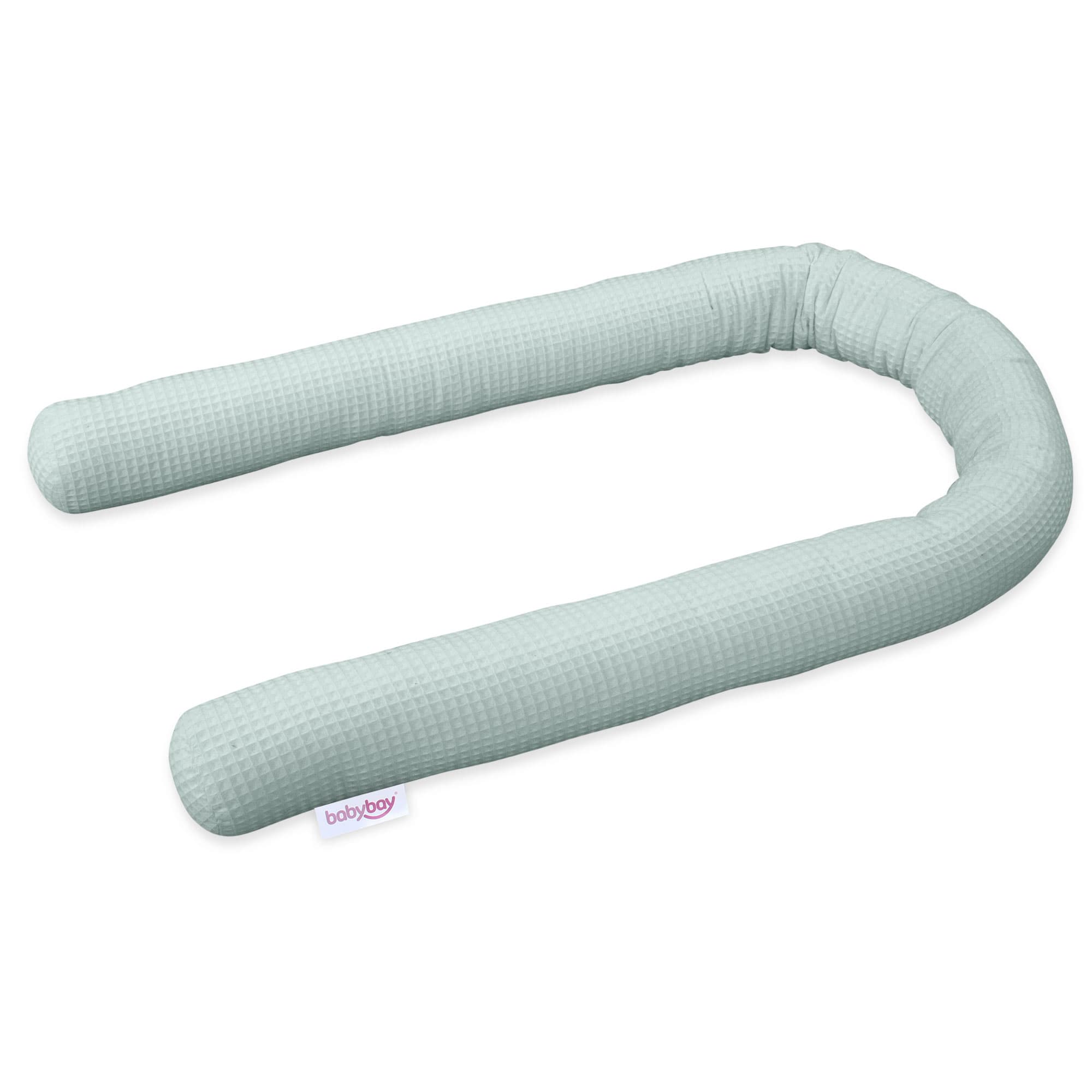 Serpiente de nido Piqué gofre azul claro 180 cm