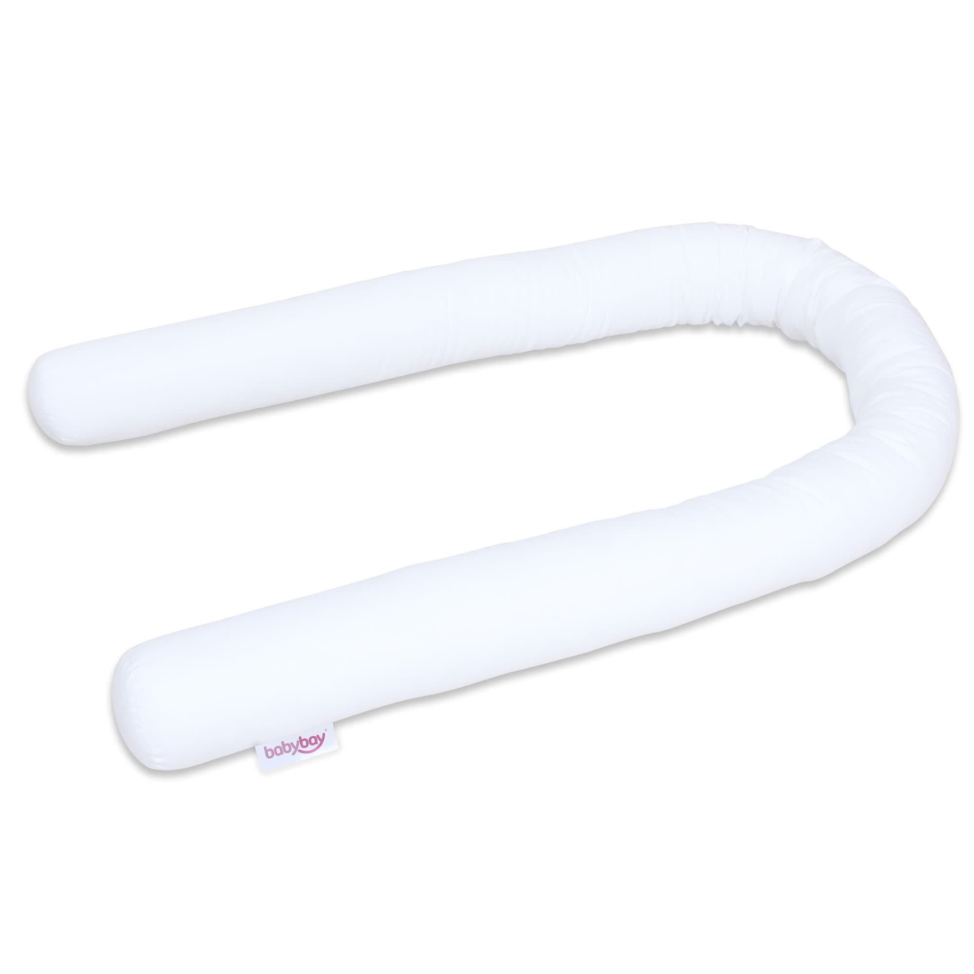 Serpiente de nido Algodón Orgánico blanco 180cm