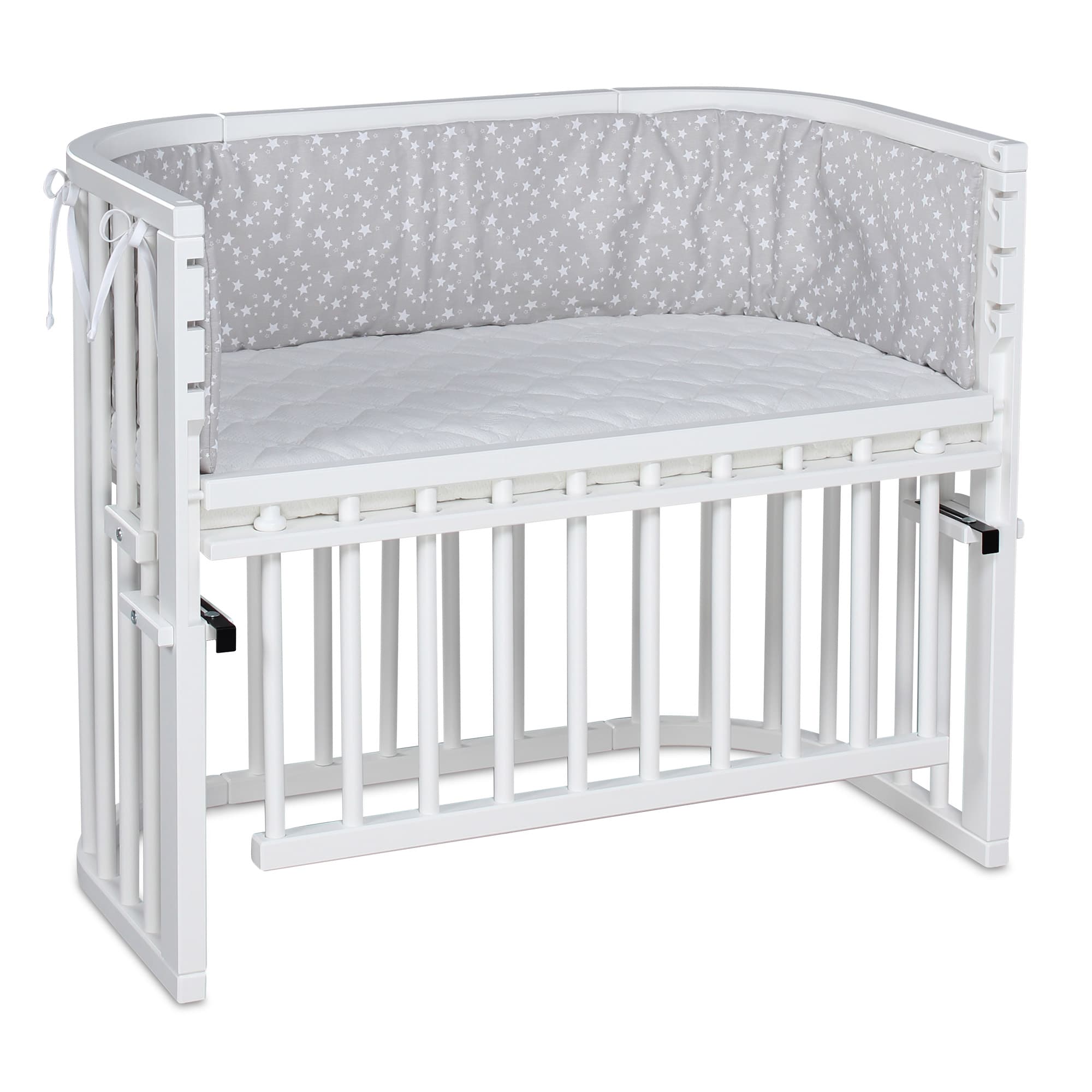 Maxi Comfort Plus (für Betten mit Rahmen) weiß lackiert en acabado blanco lacado